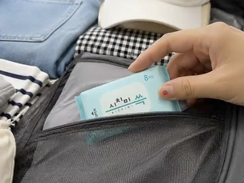 제품광고 물티슈 시치미쓱