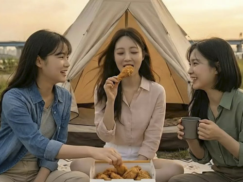 제품광고 치킨